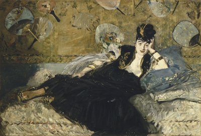 Frau mit Fächern von Édouard Manet